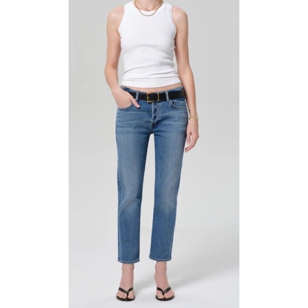 Citizens Of Humanity Jeans Womens 30 Blue Emerson Slim Boyfriend Button Fly